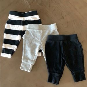 Cloud Island 3 Pair Newborn Pants